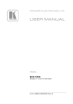 USER MANUAL - Huss Licht & Ton