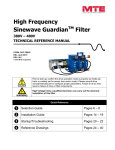 High Frequency Sinewave Guardian Filter