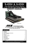 Owners Manual - HIX Graphics