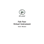 Fab Four Virtual Instrument Manual