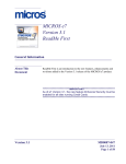 MICROS e7 Version 3.1 ReadMe First