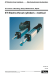 ET Electro-thrust cylinders - Virtus