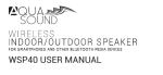 WSP40 USER MANUAL