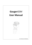 GaugerGSM User Manual