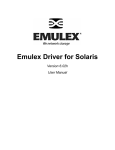 Emulex Driver for Solaris