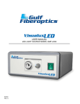 USER MANUAL - Gulf Fiberoptics