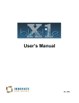 User`s Manual - Innovate Show Controls