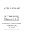USER MANUAL - Mytek Digital