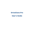 DriveClone Pro User`s Guide