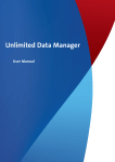 Unlimited Data Manager