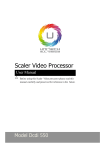 Scaler Video Processor - Unitech Digital Media