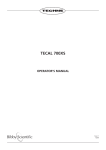 Tecal 700X Manual - Techne Calibration
