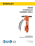 HD45 User Manual - Stanley Hydraulic Tools