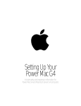 Power Mac G4 (Digital Audio): Setting Up (Manual)