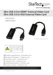 Slim USB 3.0 to HDMI® External Video Card