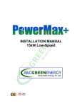 INSTALLATION MANUAL 15kW Low-Speed