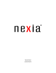 Nexia Manual