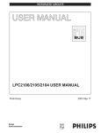 NXP LPC2104, LPC2105, LPC2106 User Manual