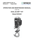 EZ Air Dual Air Kit Technical Manual