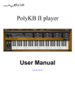 PolyKB II player User Manual - XILS-lab