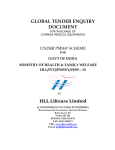 GLOBAL TENDER ENQUIRY DOCUMENT