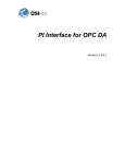 PI Interface for OPC DA