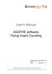 User`s Manual AGATHE software Flying Insect Counting