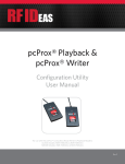 pcProx Playback & Writer Manual