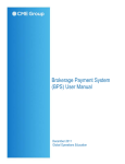 Brokerage Payment System (BPS) User Manual