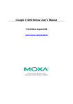 ioLogik E1200 Series User`s Manual v1