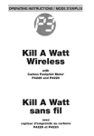 Kill A Watt Wireless Kill A Watt sans fil