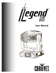 Chauvet Legend 1200E Wash Manual