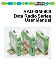 RAD-ISM-900 Data Radio Series User Manual