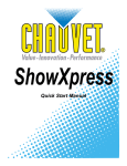 ShowXpress Quik start manual (Page 1)
