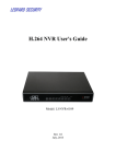 H.264 NVR User`s Guide