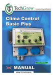 TechGrow Clima Control Basic Plus Manual