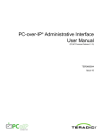 PCoIP Administrative Interface User Manual r10