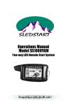 SledStart Installation Manual Rev 1