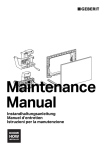 Maintenance manual