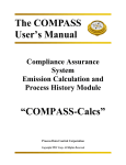 The COMPASS User`s Manual “COMPASS-Calcs”