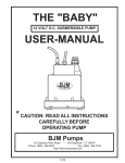 USER-MANUAL THE "BABY"