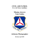 CIVIL AIR PATROL Mission Aircrew Task Guides Airborne