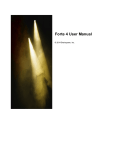 Forte 4 User Manual
