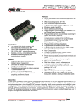 DP8160 60A DC-DC Intelligent 8V to 14V Input • 0.7V to 2.75V O DC