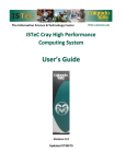 ISTeC Cray User`s Guide - Colorado State University