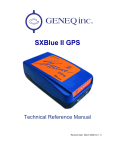 SxBlue DGPS User Manual