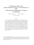A Specification Language for Program Auralization