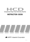 HCD 1501 User`s Manual - Happy Multi