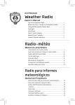 Weather Radio Radio-météo