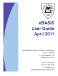 eBASIS User Guide April 2011 - Log In
